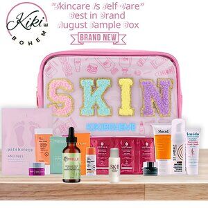 August SKINCARE TANNING SERUM MOISURIZER Murad Perricone SKII Beauty Samples Bag